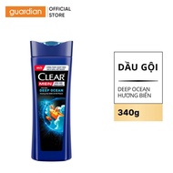 Dầu Gội Clear Men Hỗ Trợ Sạch Gàu Hương Gió Biển & Hổ Phách 340g