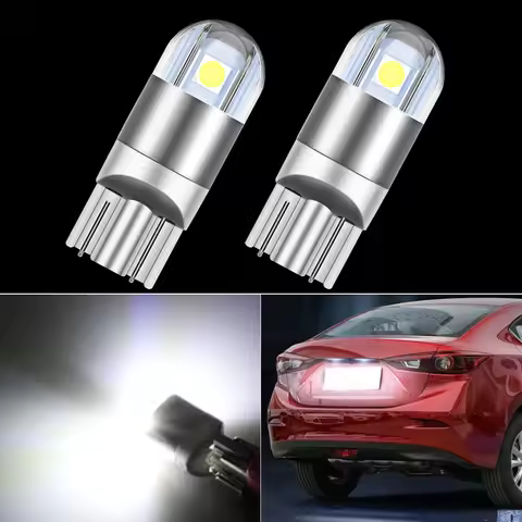 2x LED License Plate Light Bulb Lamp W5W T10 For Mazda 2 DY DE DH DL DJ 3 BK BL BM BN 5 6 GG GH GJ C