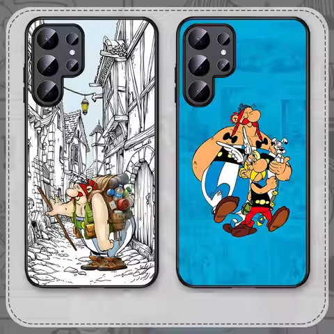Asterix O-Obelixs Phone Case For Samsung S 24 Fe 25 Ultra Plus 20 Lite 21 30 22 23 24 22 Ultra 5G Fu
