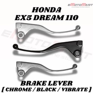 Motorcycle Brake Lever - Honda Ex-5 Dream 110 [ Chrome / Vibrate / BLACK ] BRAKE LEVER EX5 DREAM 110