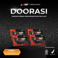 Doorasi Ginseng - Paket 4 Box Ginseng Susu Kuda, Dekstrosa, Perisa Sintetik, Pengatur Keasaman Asam 