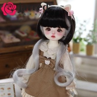 JARRED BJD SD Doll Hair, Curly Hair Handmade Bjd Doll Wig, Optional Multicolor High Temperature Fibe