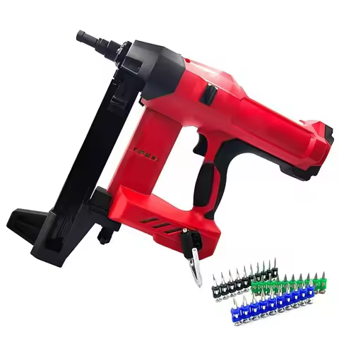 Gas Pin Nail Gun Battery Powered Cordless Concrete Nailer BX3 Fastening Tool