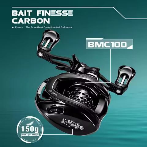 Soloking BMC100 BFS Reel 150g Ultralight Baitcaster Reel 8.1:1 Gear Ratio Drag Power 11+1BB Reel Bai