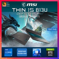 MSI Thin 15 B13UC-3604MY (i7-13620H/16GB/512GB SSD/15.6" FHD/ RTX3050 4GB /W11/BAG/2Y) Gaming Laptop