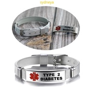 Best Medical Alert Bracelet Adjustable Emergency IDs Wristband Stainless Steel Emergency Medical Bra