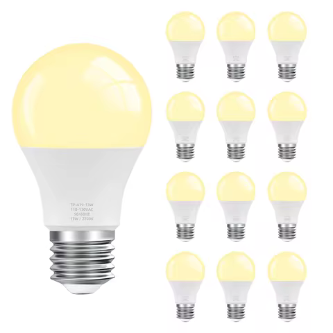 A19 E26 13W Lamp AC 120V Led Bulb Aluminum 2700K Soft Warm White plastic light bulb for Home Useful