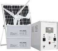 8kW Solar Generator + 400W Wind Turbine Hybrid Power System β Off-Grid Wind & Solar Complete Kit, 22