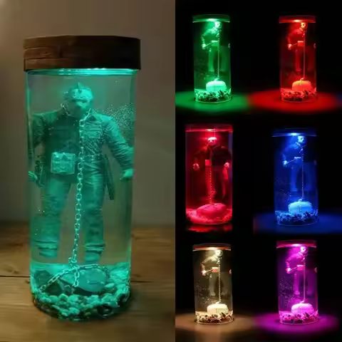 Jason Voorhees Friday 13th Water Lantern Collector Water Lantern Horror Decoration Gift Souvenir Hal