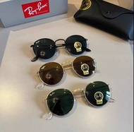 Ray-Ban雷朋 3447系列復古圓形墨鏡太陽鏡