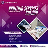 PRINTING SERVICES COLOR SERENDAH 20 SEN SAHAJA / LAMINATION / ETC