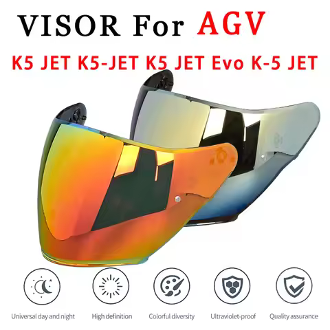 Helmet Visor for AGV K5 JET Helmet Shields UV Protection Windshield Sunshield Casco Moto Accessories