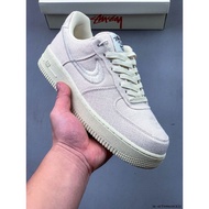 Stussy x AF1 low top sneakers men shoes sports shoes grey