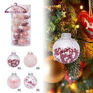 [deevoka] 24 Pieces Christmas Ball Ornaments Christmas Baubles Christmas Hanging