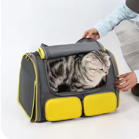 Multi-function Cat Dog Carriers Bags Within 7kg Portable Pets Travel Bag Large Capacity Breathable C