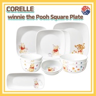 Corelle x Winnie the Pooh Square Plate Dinnerware Set/Corelle USA set/ Winnie the Pooh Kitchen/Pooh plate/ Corelle Square Plate/Pooh bowl front plate/Pooh plate /Corelle bowl /Corelle plate set/Corelle Dinnerware set