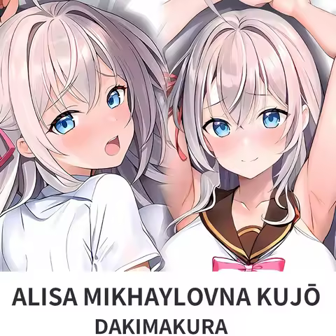 Alya Sometimes Hides Her Feelings in Russian Alisa Mikhaylovna Kujō Dakimakura 2WAY Hugging Body Pil