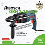 BOSCH GBH 2-26 DRE HAMMER DRILL (MESIN BOBOK) + 5 BUAH MATA BOR