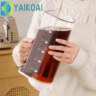 GLENES Cold Brew Coffee Pot, Large Capacity Sealed Cold Brew Coffee Maker, Portable Transparent Leak