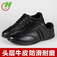Red Cotton Tai Chi Shoes Soft Cowhide Women's Spring and Summer Genuine Leather Soft Bottom Martial Arts Shoes Practice Shoes Men's Tai Chi Sports Shoes
