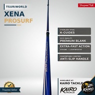 TsuriWorld Xena ProSurf Surf Rod Pantai 20-50lb 3-Piece 12ft 100-200g 14ft 100-250g