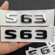 Car Accessories 3D ABS Chrome Trunk Badge Sticker For Mercedes AMG C E 63 W205 W204 W213 W212 W222 W