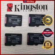[10 year Warranty] Kingston Memory Card SD Card Class10 MicroSD 32GB/64GB/128GB/256GB/512G/1TB for M