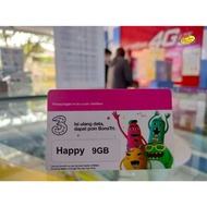 TRI VOUCHER KUOTA HAPPY 9GB MURAH