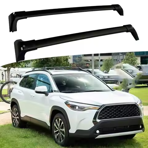 2PCS Lockable Cross Bar Fits For Toyota Corolla Cross 2022-2025 Roof Rail Luggage Carrier