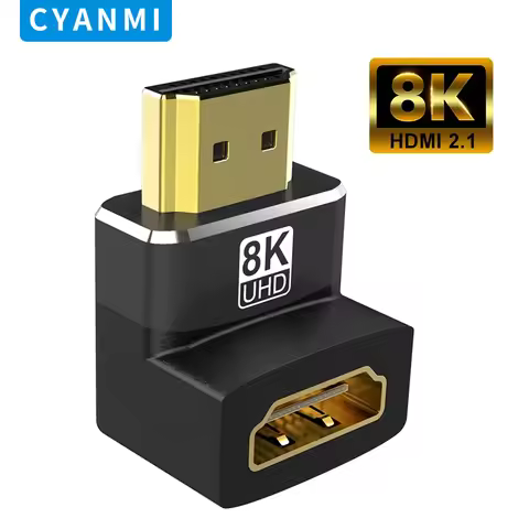 HDMI Adapter 2.1 Male to Female Extender Compatible 8K 60Hz 4K 120Hz 48Gbps HDR Video for Sony PS5 L