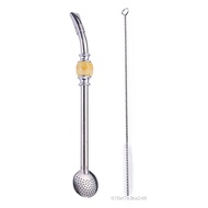 Yerba Mate Tea Bombilla Straws Easy to Clean & Convenient to Use for Friend Family Neighbors Gift Sw