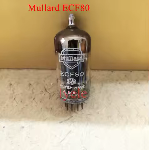 British Mullard ECF80 vacuum tube replaces Beijing 6F1 61N ECF801 ​​6BL8 tube DIY audio amplifier
