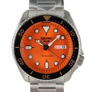 Seiko 精工 SRPK35K1 5 Sports 橙色錶盤不鏽鋼自動機械男士手錶