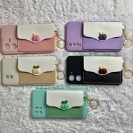 Softcase Wallet Camera protect for New Type Y22 Y35 Y16 Y02S A04S C30 C35 A57 2022 A16K A16E RENO 7 