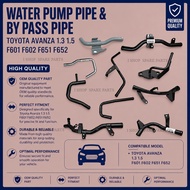 Water Pump Pipe & By Pass Pipe Toyota Avanza 1.3 1.5 F601 F602 F651 F652