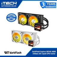 DarkFlash Explore DE240 ARGB 240mm AIO Liquid CPU Cooler
