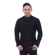 Jasko Polos Hitam Bahan Hightwis Tebal dan Halus