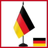 Flag of Germany Deluxe Desk Flag Country Office Desktop Stand Flag with Solid Pole