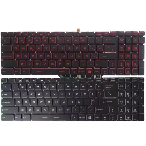 NEW Russian/US/UK/Spanish laptop keyboard For MSI GE63 GE73 GE63VR GE73VR GS63 GS63VR 6RF 7RF MS-16K