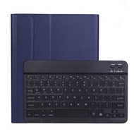 全城熱賣 - A11BS 2020 適用於iPad Pro 11 2022 / 2021 / Air4 / Air5 超薄ABS可拆卸藍牙平板鍵盤皮套 帶背光&筆槽&支架 (顏色：深藍)