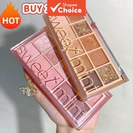 Buy 1 Take 1 SWEET MINT 10-color eyeshadow palette with matte pearlescent, fine shimmer glitter shad