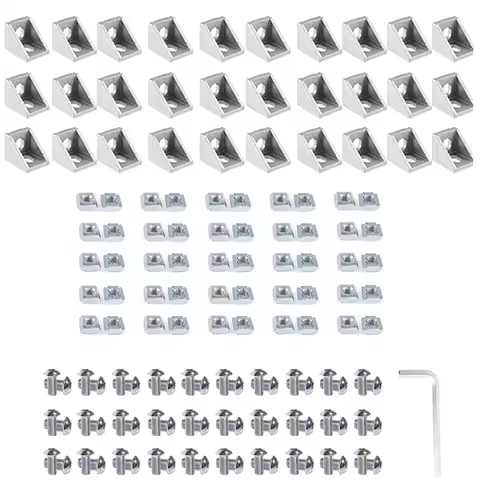 2020 aluminum profile connector cnc router aluminum angle bracket, suitable for 2020 2040 2060 2080
