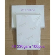 **Ready Stock**  4R Glossy Photo Paper 230gsm 100 sheets