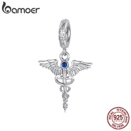 Bamoer 925 Sterling Silver Pendant Hermes Scepter Diy Bracelet Jewelry Women Gift