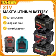 IFONSEN 3988VF 2988VF Large capacity lithium battery Cordless drill battery for Makita battery 21V