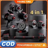 Dumbell Set 30kg/ 40KG Barbell 4 in 1 PVC Weightlifting Sports Equipment