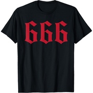 666 Mark Of The Beast Satanic Devil T-Shirt T-Shirt
