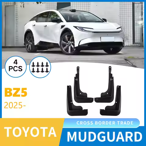 Fenders are suitable for Toyota BZ5 2025 car front and rear tire mudguard leather splash proof modif