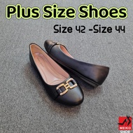 Plus Size Kasut Size Besar Size 42-44 Women Shoes Black R530336(B)