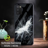 HP GM79 Softcase Glossy Samsung A02S | A03S Protective Mica Casing Green Market Silicone Rubber Glas